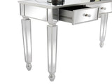 3-Drawer Mirrored Modern Style Dressing Table Entryway Table 41.73*14.96*29.92in Silver 90756593