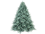 Artificial 4ft Blue green Tint Christmas Tree with 475 PE/PVC Mixed Branch Tips, memory wireiron 72738893
