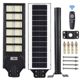 ZNTS LED Solar Street Light Motion Sensor Dusk to Dawn Outdoor Road Lamp 31904546