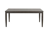 Modern Dining Table Dark Walnut Rubber wood 1pc Table Dining Room Furniture B2741P320861