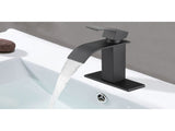 Waterfall Spout Single Handle Bathroom Sink Faucet 96601833
