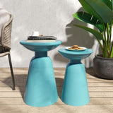 Metal S/2 end table 73614.00T