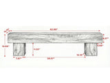 63" Farmhouse TV Stand, Media Console Table 64792139