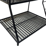 ZNTS Metal Twin over Full Bunk Bed/ Heavy-duty Sturdy Metal/ Noise Reduced/ Safety Guardrail/ CPC W1935140533