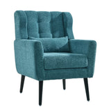 Modern Accent Chair Upholstered Foam Filled Living Room Chairs Comfy Reading Chair Mid Century W1028P162721