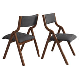Upholstered folding Dining chair, space saving, easy to carry, Dining Room, No assembly W2336P254028