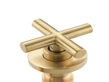 Wall Mounted Bathroom Sink Faucet with Pop-Up Drain 53947669