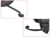 Left & Right Side Black Power Heated Mirror with Signal Light Fit for Kia Forte LX Sedan 4-Door 1.8L 84154169