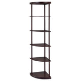 Cappuccino Corner Bookcase B062P145518