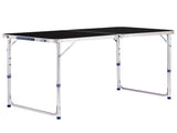 4Ft Portable Multipurpose Folding Table black 19535888