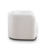 Accent Square Sofa Chair, Boucle Fabric Upholstered Single Cloud Couch Chair, Japandi Style Armchair W2664P263293