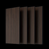 Wood Panels for Wall Slat Wall Panels, 4PC Wood Slat Acoustic Panels for Wall and Ceiling - 3D W347P317959
