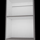 ZNTS Zachary Matt Gray and White 5-Shelf Slim Bookcase B062P175161