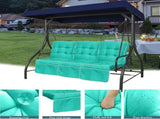 Outdoor High-Back Chair Cushions, One-Piece Hinged and Back Design, Fade-Resistant & Waterproof 79684173