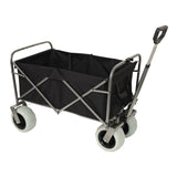 Beach Wagon with Big Wheels for Sand 500lbs capacity - All Terrain Steel Frame Utility Cart with 9" 70865367