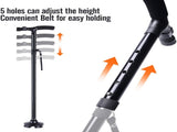 5-Levels Adjustable Height Stick Portable Foldable Cane Travel Camping Hiking 18133745