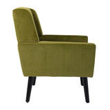 Modern Soft Velvet Material Ergonomics Accent Chair Living Room Chair Bedroom Chair Home Chair With W676P313947