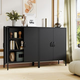 The metal storage locker, 40 inches high, comes with 2 doors and is suitable for homes, offices and T3421P312425