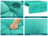 Outdoor High-Back Chair Cushions, One-Piece Hinged and Back Design, Fade-Resistant & Waterproof 79684173
