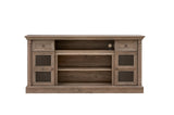 Farmhouse Fireplace TV Stand with Roman Column Styling, Up to 80-inch TV, 70-inch Modern Tall W2393P300554