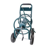 ZNTS Garden Hose Reel Cart - 4 Wheels Portable Garden Hose Reel Cart with Storage Basket Rust Resistant 19822772