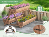 44" Wooden elevated garden bed 44187449