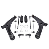 ZNTS Front Lower Control Arms Tie Rods Sway Bars Kit for Mitsubishi Outlander 2007-17 26768030