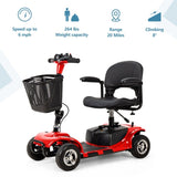 ZNTS 4 Wheel Mobility Scooter for Seniors, Electric Power Wheelchair with Lights and Long Range Battery 38765024