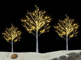 4FT Snowflake Christmas Tree with 48 LED Lamp 30214895