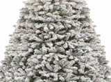 6ft Pre-lit Snow Flocked Christmas Tree with 1000 Branch Tips & 250 Lights, Christmas Pine Tree with 38625631