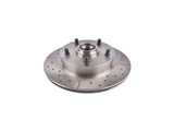 7Inch Dual Booster Front Power Disc Brake Conversion Kit Drilled & Slotted Fits for Chevy Full-Size 98366754
