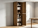 75" Wood Storage Cabinet Modern Cube Collection 51773693