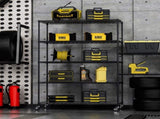 5 Tier 6000lbs Heavy Duty Adjustable Storage Rack Metal Shelf Wire Shelving Unit with Wheels & Shelf W155083056