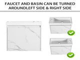 20'' Floating Wall-Mounted Bathroom Vanity with Resin Sink & Soft-Close Cabinet Door W999P143204