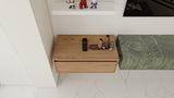 30" Bathroom Cabinet,Soft Close Drawer,Float Mounting Design W999P205627