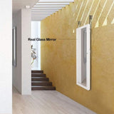 Retro Wood Whole Body Mirror Decoration Storage Mirror Jewelry Mirror Cabinet White 30030813