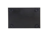 4 Shelves Glass Cabinet Glass Display Cabinet with One Door, Black 77240615