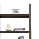 ZNTS 5-Tier Shelves,Bookshelf, Storage Rack, Bookcase with Rubber Wood Frame, Ladder Shelf for Living W2582P195345