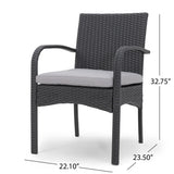 ZNTS CORDOBA KD PE WICKER DINING CHAIR [SET OF 2 PCS] 56449.00IRNGRY