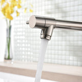 Commercial Kitchen Faucet with Pull Down Sprayer, Single Handle Single Lever Kitchen Sink Faucet W1932P172269