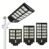 ZNTS Solar Street Lights Outdoor,800pcs Super Bright LED Beads Commercial Parking Lot Light, Dusk to Dawn W1592P189956