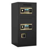 ZNTS Large Double-door Coin-operated Safe,Digital Security Safe with Fireproof and Waterproof Bag,5.0 W1779P180734