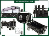 Fishing Cart with Rod Holders ,Beach Wagon with Big Wheels for Sand 500lbs capacity - All Terrain 94076665