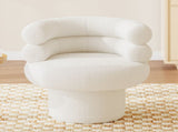 360&degSwivel Chair Swivel Accent Chair Round Swivel Chair Barrel Chair Vanity Chair for Living N763P331761K