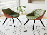 A set of 2 dining chairs, medieval modern kitchen dining chair, PU decorative chairs with black 70507914