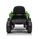 ZNTS Ride on Tractor with Trailer,12V Battery Powered Electric Tractor Toy w/Remote Control,electric car W1396124970