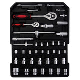 ZNTS 799pcs Aluminum Trolley Case Tool Set Silver 51163500