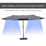 Outdoor beach umbrella/Double-Sided Market Umbrella 63242560