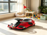 Red 12V Electric Drift Go Kart Kids Ride On Vehicle with Soft Start, Music Function & Colorful 01093473