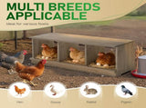 Nesting Boxes for Chickens, Wooden Chicken Nesting Box, Laying Eggs Nest Box for Chickens Hens 36622746